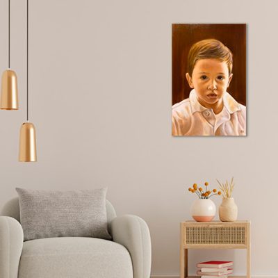 Retrato personalizado niño
